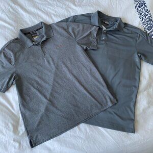 Men’s Golf Polo Bundle | Greg Norman & Callaway Opti-Dri | Gray | M